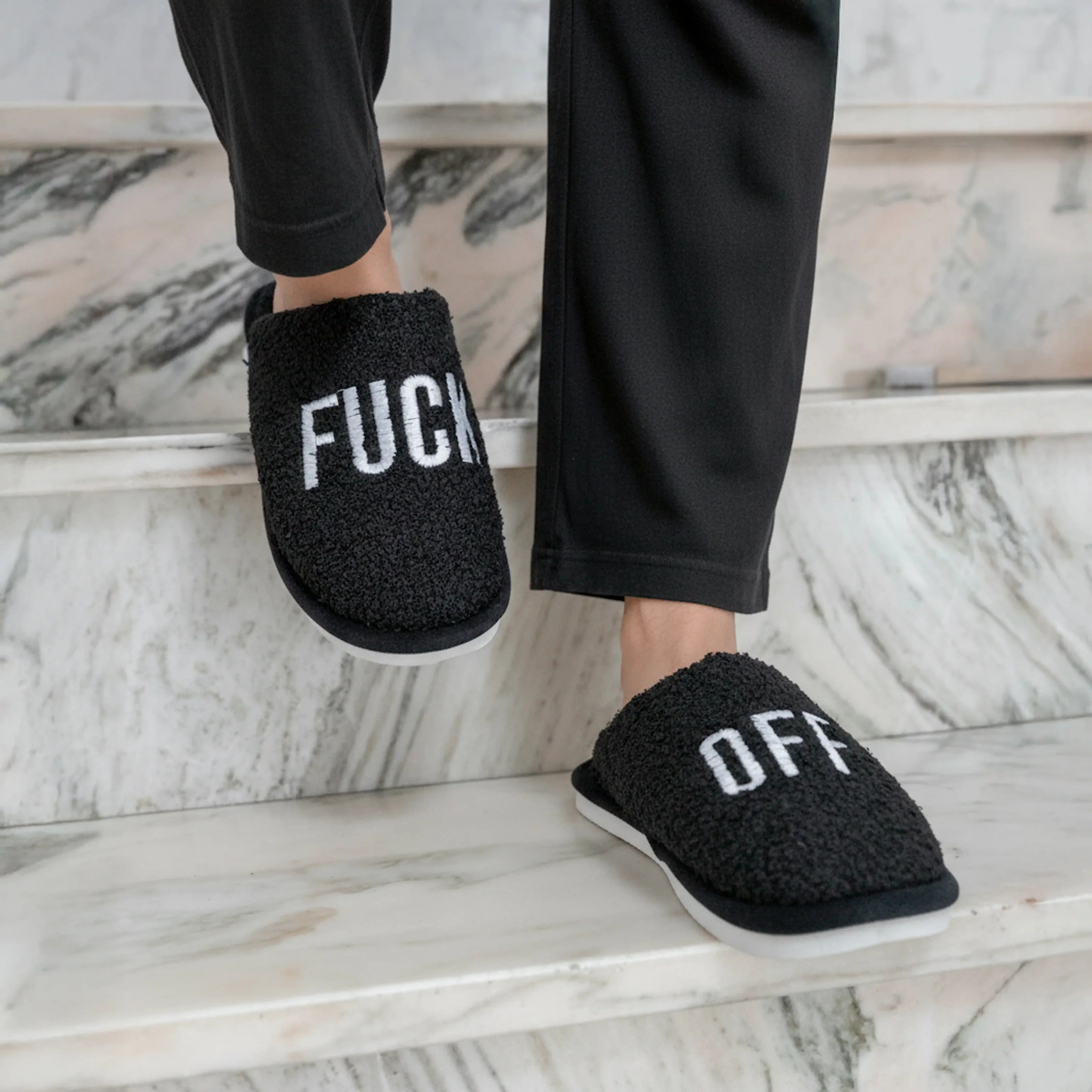 Fuck Off - Pantoufle