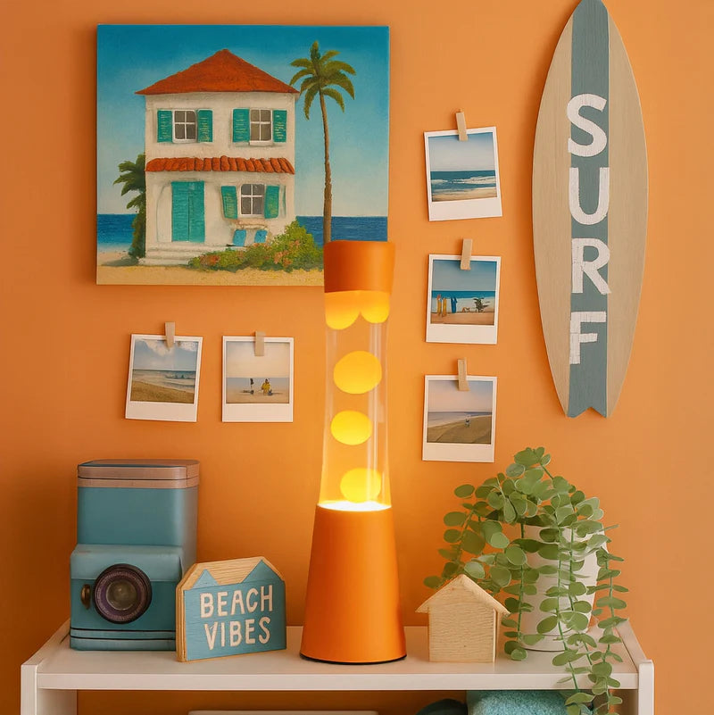 Tower Monochromatic Orange - Lampe lave