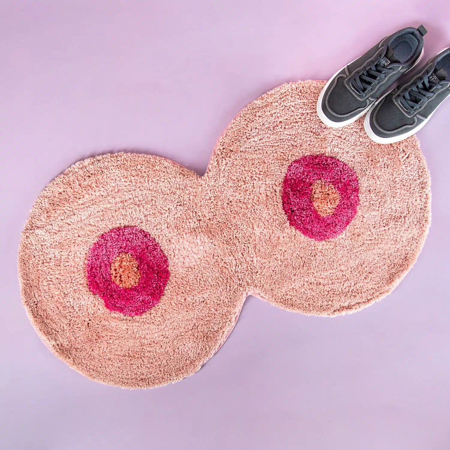 Pink Boob Rug - Tapis de bain/descente de lit