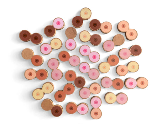 Boob Domino Game – Jeu de dominos artistique (28 pièces) Bitten 