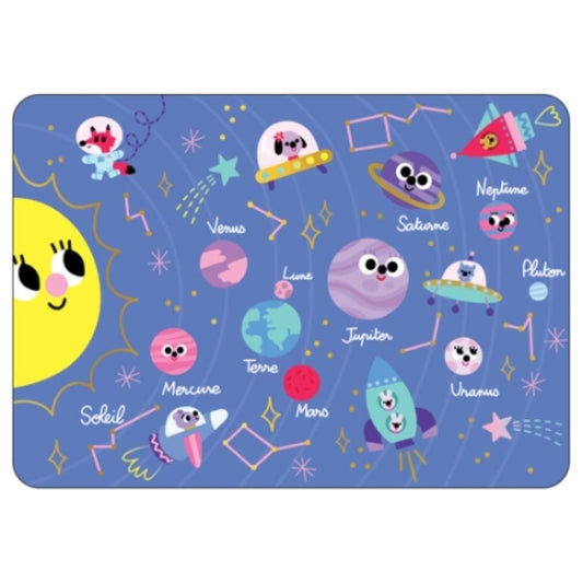 Cosmos Girly - Set de table dorure Cartes d'art 