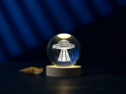 Crystal Ball Medium - Lampe de table LED boule de cristal iTotal UFO 