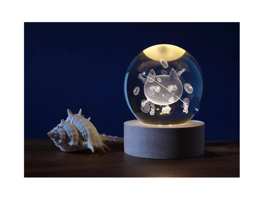 Crystal Ball Mini - Lampe de table LED boule de cristal iTotal Cat Lovers 