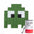 Gloomie - Art kit mosaïque Pixel Corner Vert Foncé 