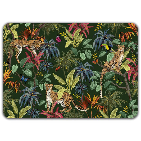 Léopards - Set de table dorure Cartes d'Art 