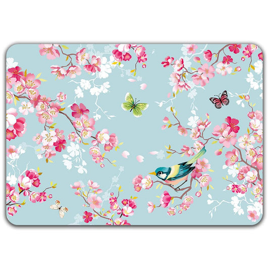 Les cerisiers en fleurs - Set de table dorure Cartes d'Art 