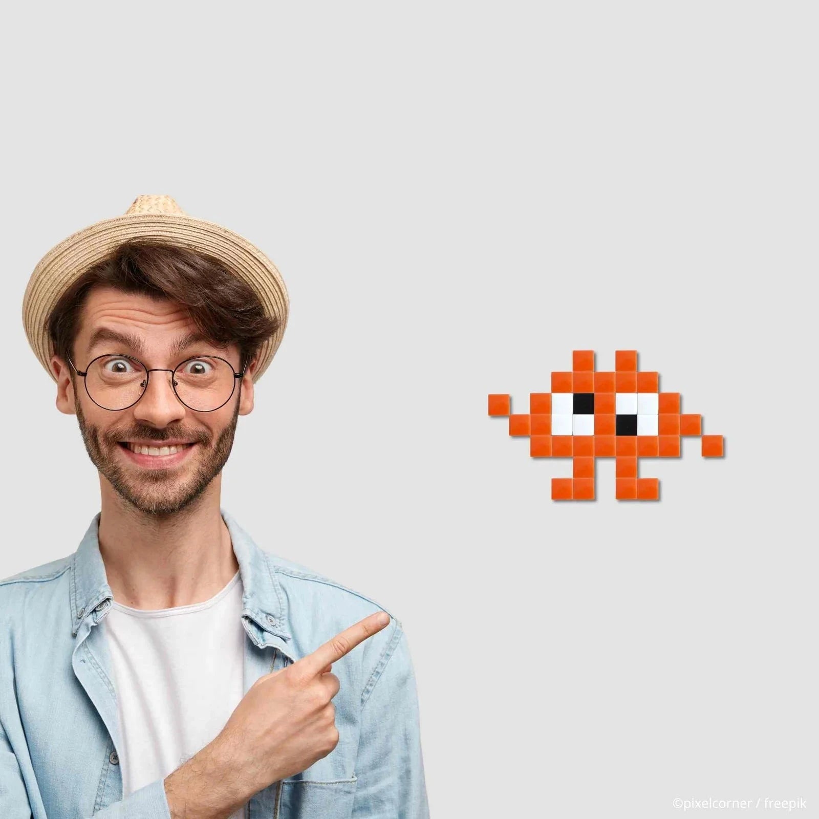 Little Alien - Art kit mosaïque Pixel Corner 