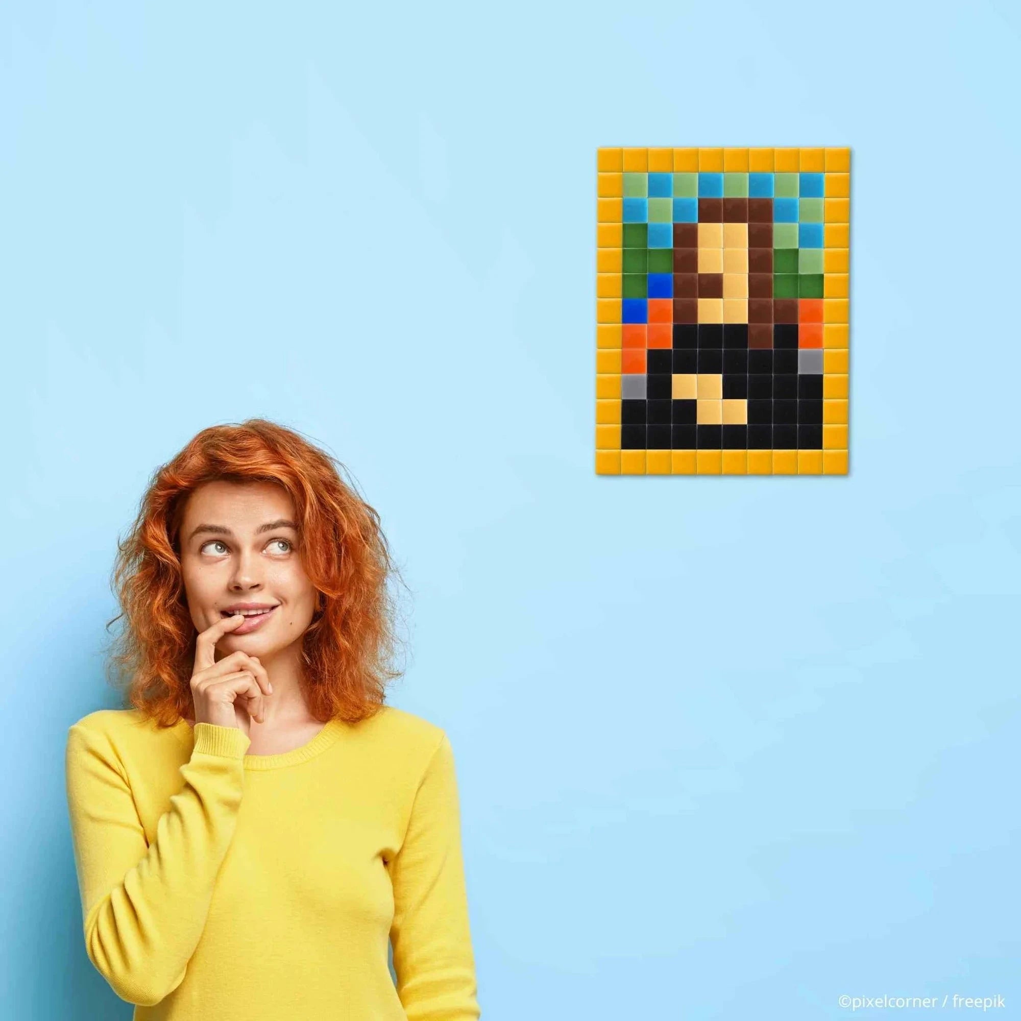 Mona Lisa - Art kit mosaïque Pixel Corner 