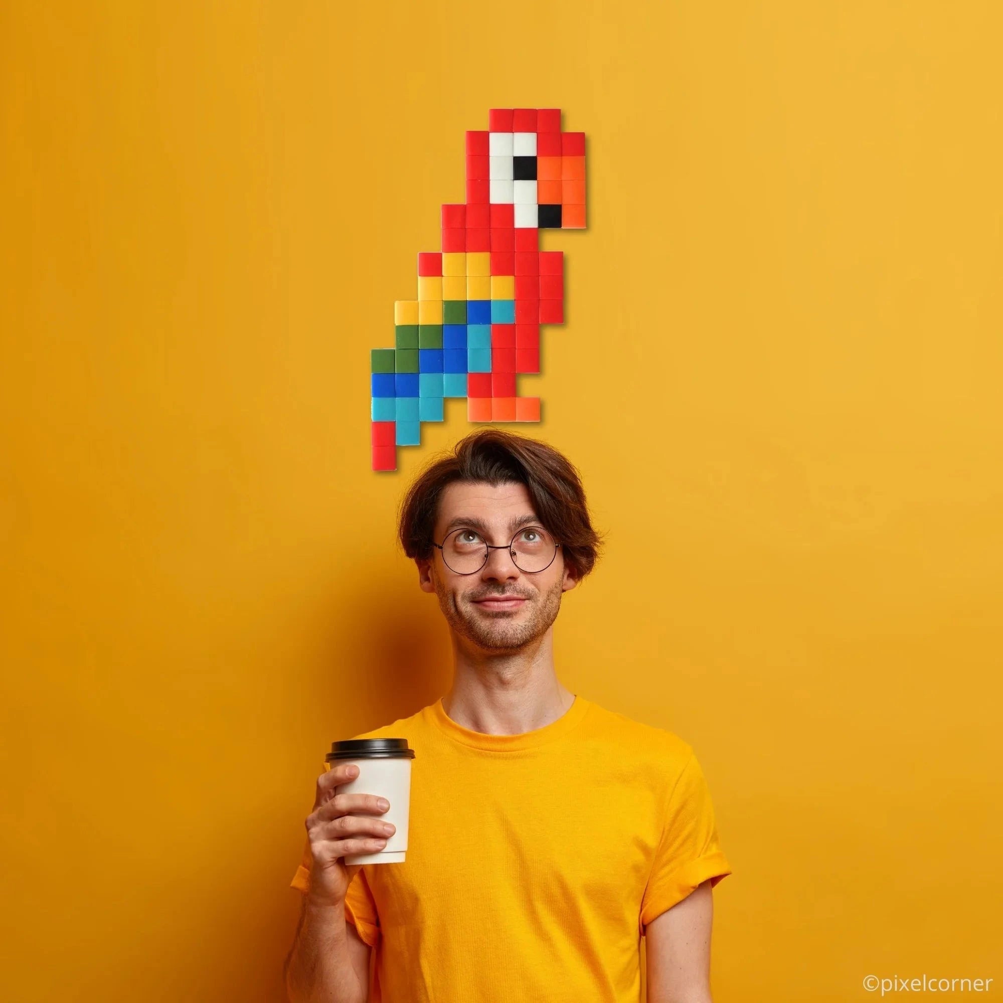 Papagayo - Art kit mosaïque Pixel Corner 