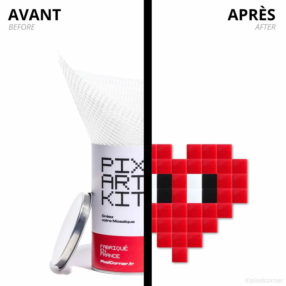 Coeur - Art kit mosaïque