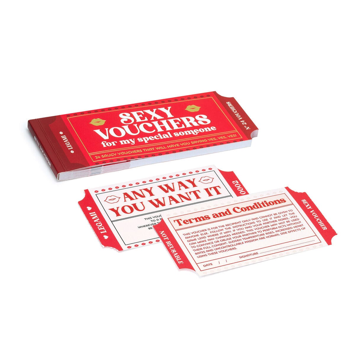 Sexy Vouchers - Carnet 24 bons Legami 