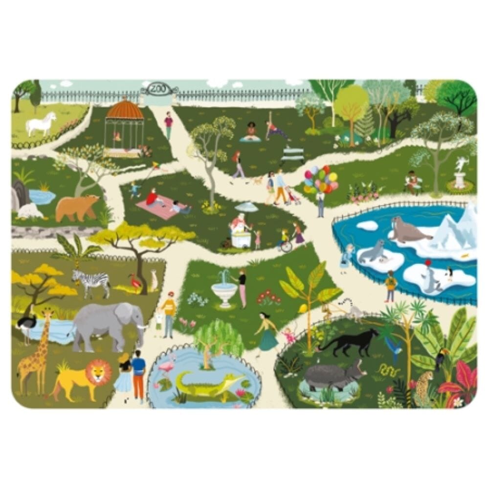 Zoo - Set de table dorure Cartes d'art 