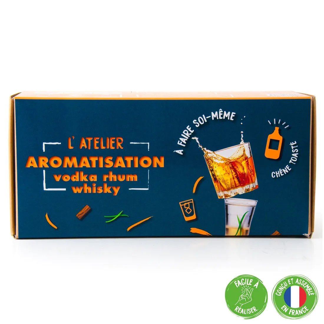 Atelier aromatisation Rhum, Vodka, Whisky - Coffret DIY Radis et Capucine 