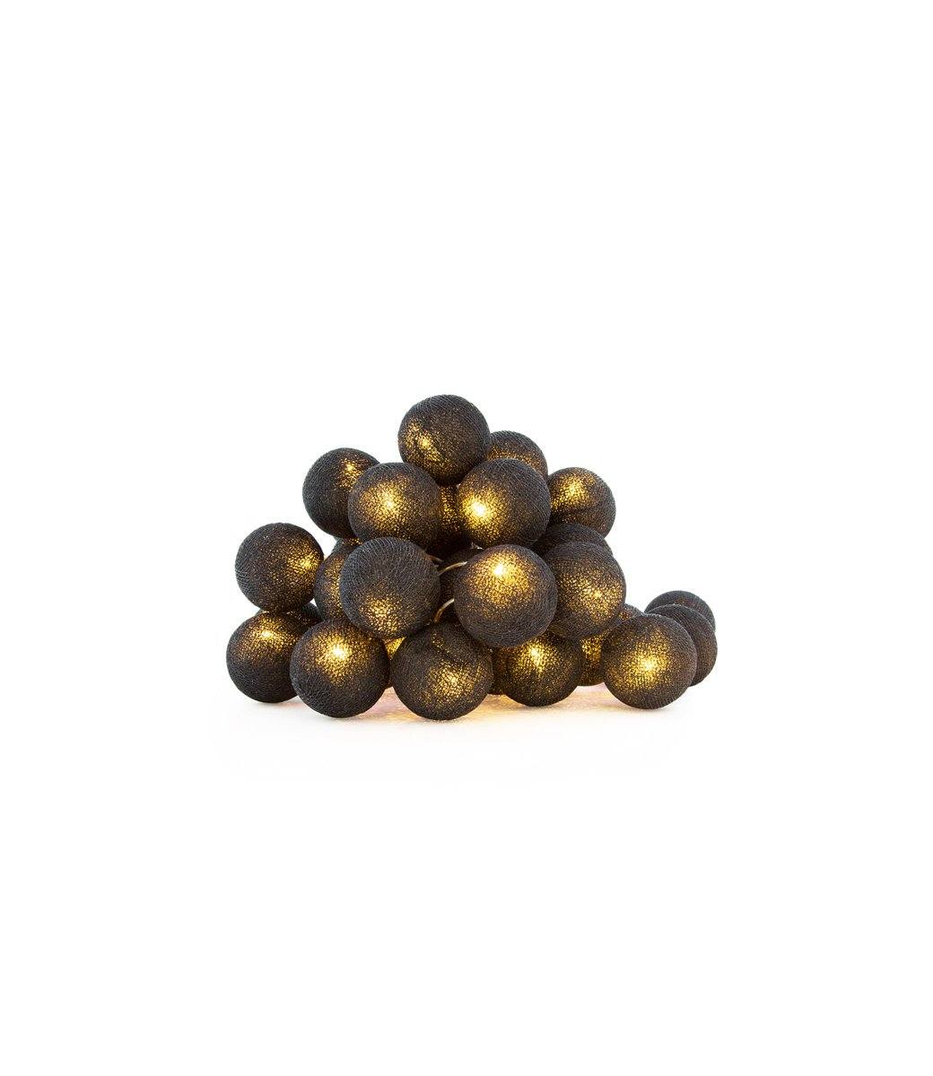Black - Guirlande lumineuse Guirlandes et cordons lumineux Cotton Ball Lights 