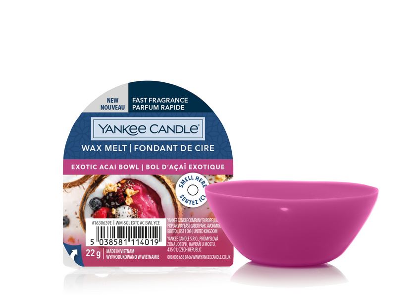 Bol d'açaï exotique - Fondant de cire Yankee Candle 