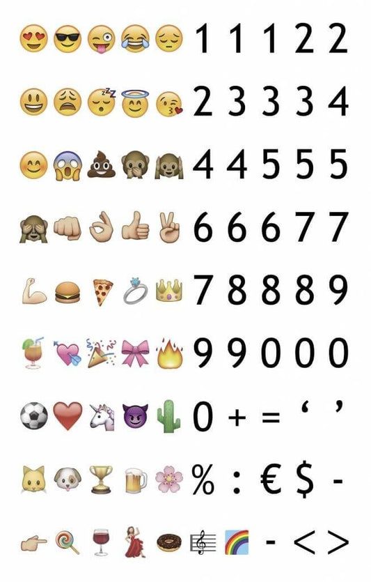 Emoji & Numbers - Pack recharge pour Lightbox LEDR 