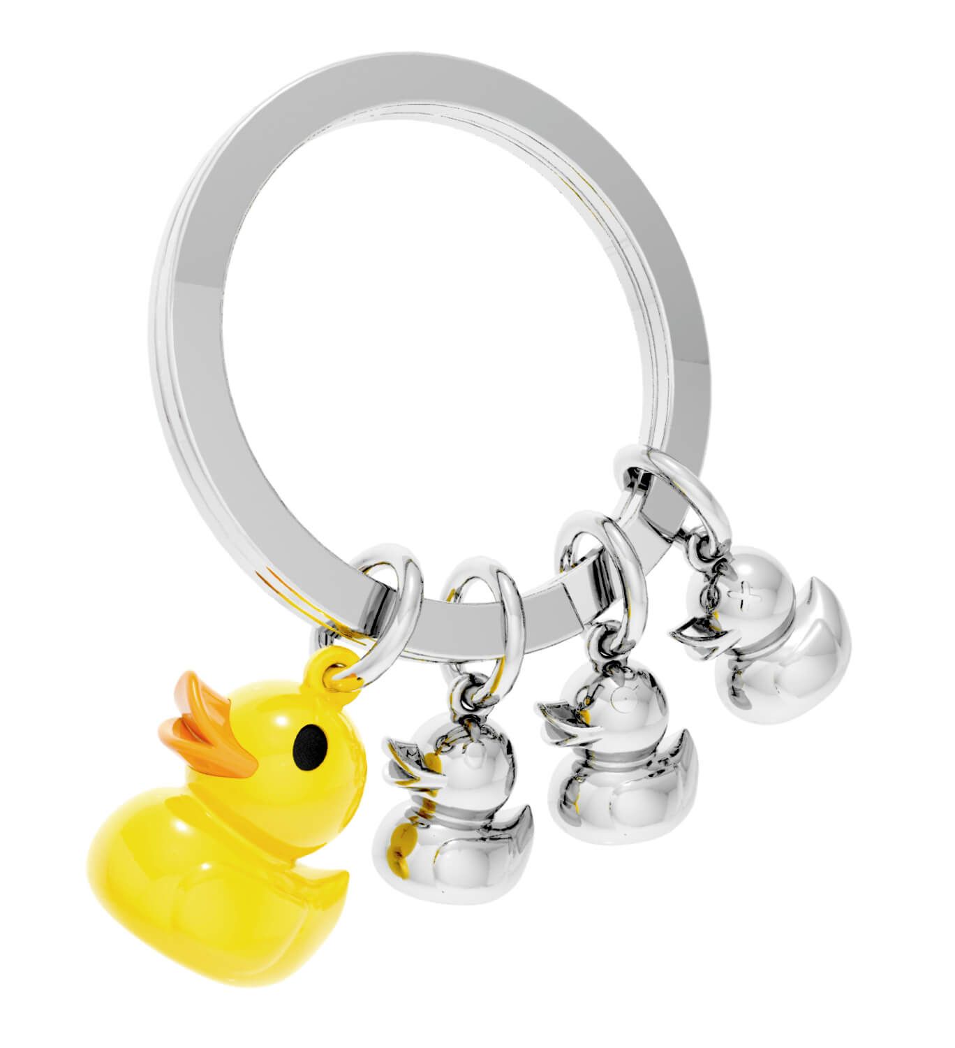 Family Duck - Porte-clés Metalmorphose 