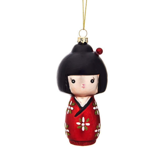 Kokeshi Doll - Décoration de Noël Sass & Belle 