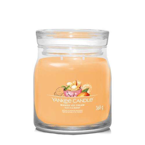 Mango Ice Cream - Glace à la mangue Yankee Candle Moyenne Jarre 