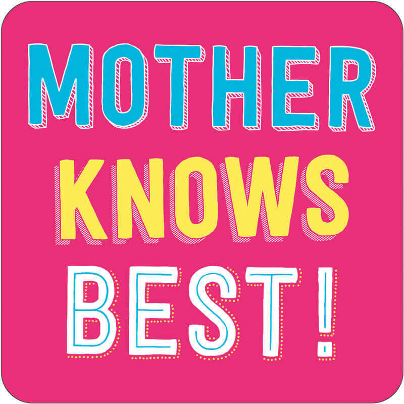 Mother Knows Best - Dessous de verre Dean Morris Cards 