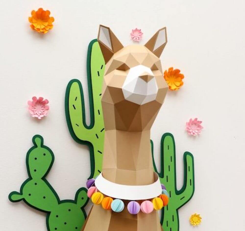 Paper Alpaca - Trophée en papier Assembli 