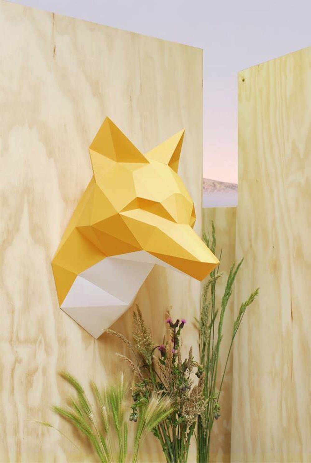 Paper Fox - Trophée en papier Assembli 