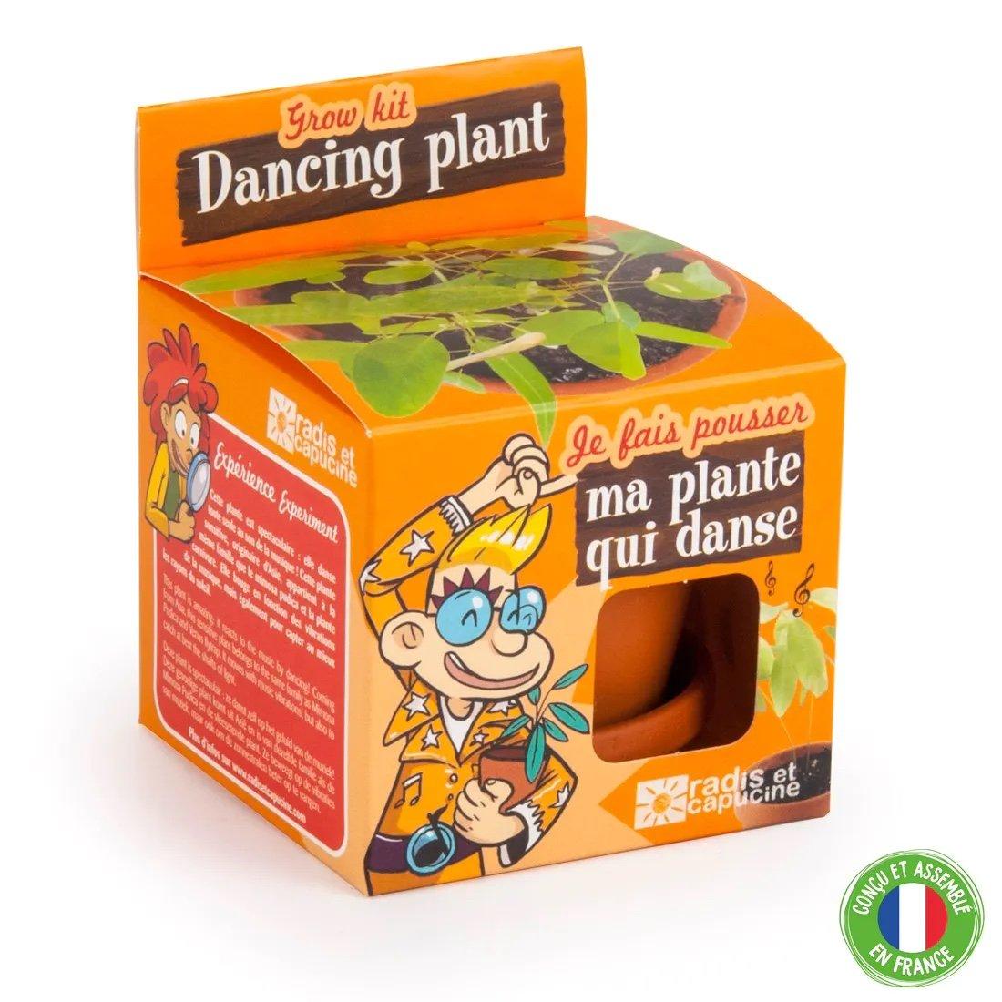 Plante qui danse - Kit terre cuite 8 cm Radis et Capucine 