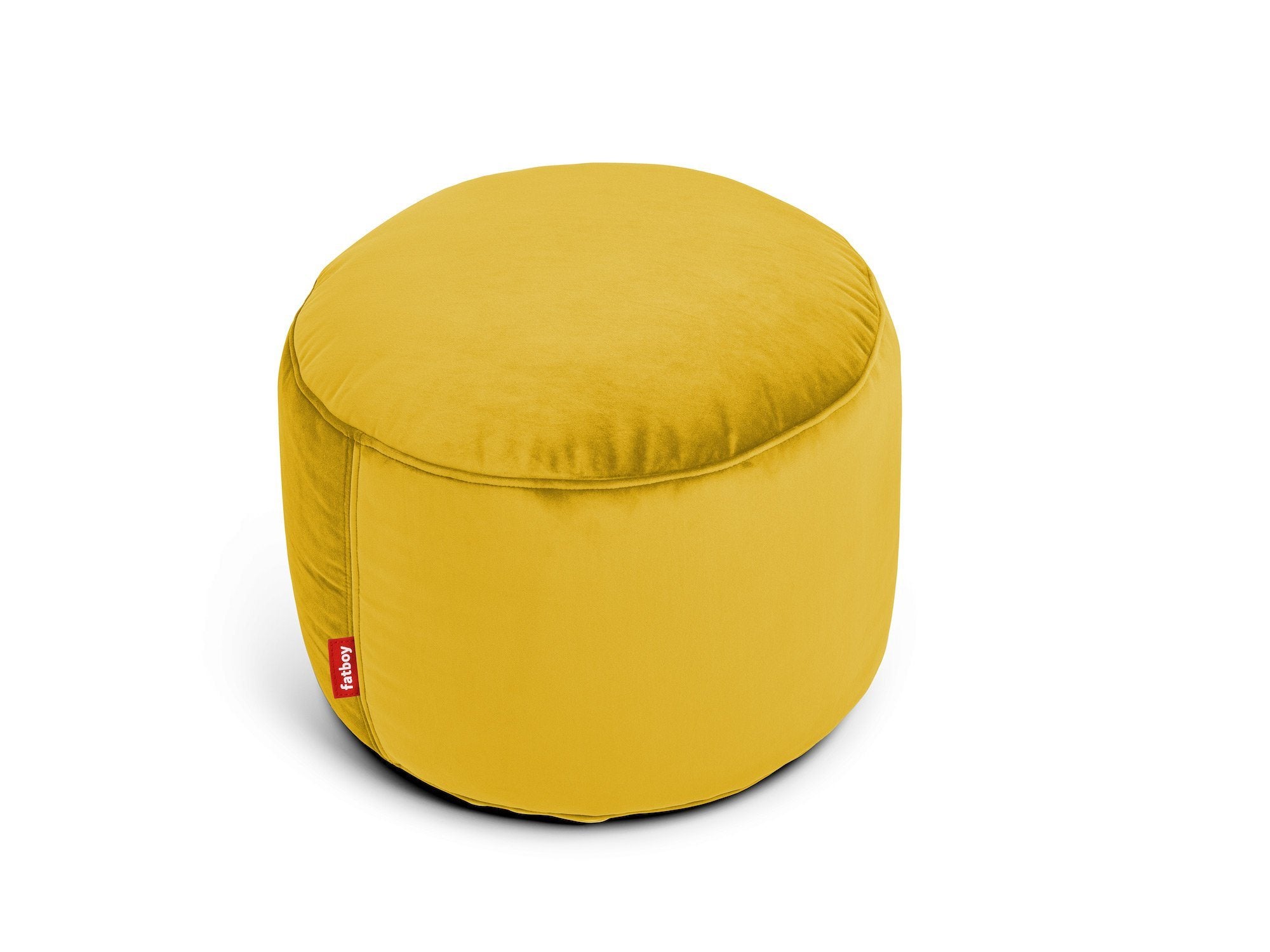 Point velvet - Pouf en velour Fatboy Gold honey (recycled) 