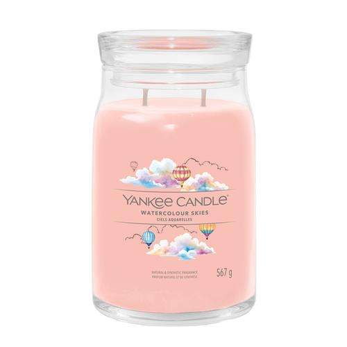 Watercolour Skies - Ciels aquarelles Yankee Candle Grande Jarre 